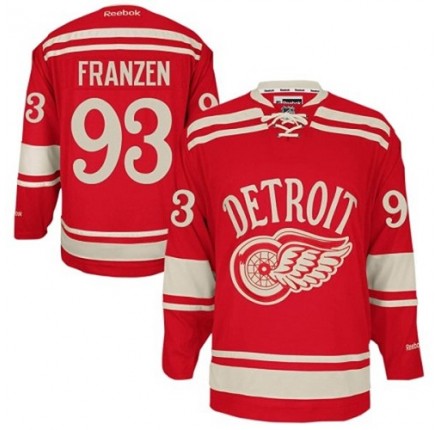 NHL Johan Franzen Detroit Red Wings Premier 2014 Winter Classic Reebok Jersey - Red