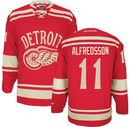 NHL Daniel Alfredsson Detroit Red Wings Authentic 2014 Winter Classic Reebok Jersey - Red