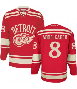 NHL Justin Abdelkader Detroit Red Wings Authentic 2014 Winter Classic Reebok Jersey - Red