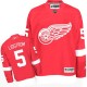 NHL Nicklas Lidstrom Detroit Red Wings Authentic Home Reebok Jersey - Red