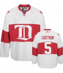 NHL Nicklas Lidstrom Detroit Red Wings Youth Authentic Third Reebok Jersey - White
