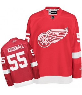 NHL Niklas Kronwall Detroit Red Wings Authentic Home Reebok Jersey - Red