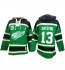 NHL Pavel Datsyuk Detroit Red Wings Old Time Hockey Authentic St. Patrick's Day McNary Lace Hoodie Jersey - Green