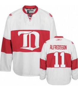 NHL Daniel Alfredsson Detroit Red Wings Authentic Third Reebok Jersey - White
