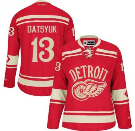 NHL Pavel Datsyuk Detroit Red Wings Women's Authentic 2014 Winter Classic Reebok Jersey - Red