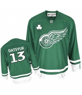 NHL Pavel Datsyuk Detroit Red Wings Youth Authentic St Patty's Day Reebok Jersey - Green
