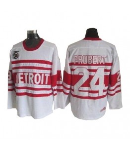 NHL Bob Probert Detroit Red Wings Authentic Throwback CCM Jersey - White