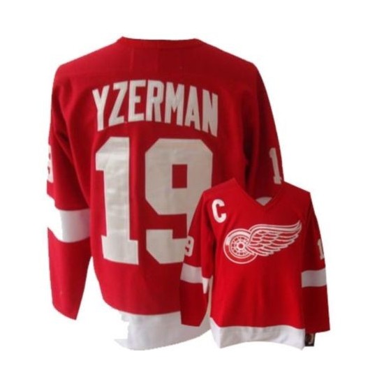 STEVE YZERMAN Detroit Red Wings 1992 CCM NHL Vintage Throwback Jersey -  Custom Throwback Jerseys