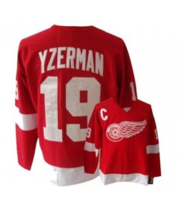 NHL Steve Yzerman Detroit Red Wings Youth Premier Throwback CCM Jersey - Red