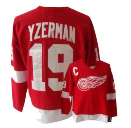 NHL Steve Yzerman Detroit Red Wings Youth Premier Throwback CCM Jersey - Red