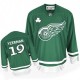 NHL Steve Yzerman Detroit Red Wings Authentic St Patty's Day Reebok Jersey - Green