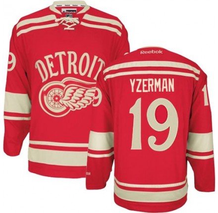 NHL Steve Yzerman Detroit Red Wings Authentic 2014 Winter Classic Reebok Jersey - Red