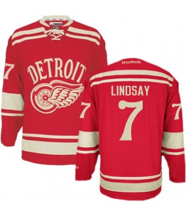 NHL Ted Lindsay Detroit Red Wings Authentic 2014 Winter Classic Reebok Jersey - Red