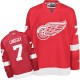 NHL Ted Lindsay Detroit Red Wings Authentic Home Reebok Jersey - Red