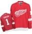 NHL Terry Sawchuk Detroit Red Wings Authentic Home Reebok Jersey - Red