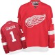 NHL Terry Sawchuk Detroit Red Wings Premier Home Reebok Jersey - Red
