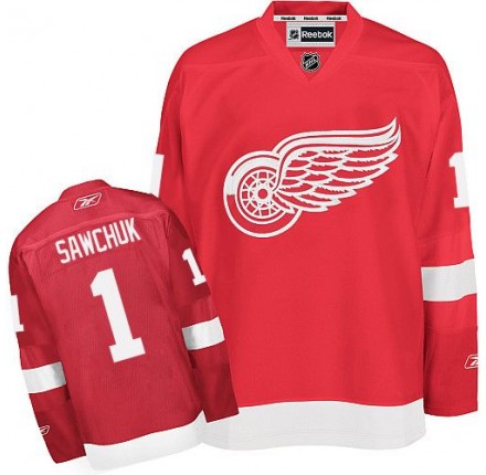 Lot Detail - Deceased HOFer Terry Sawchuk Detroit Red Wings CCM ''Heritage  Sweater'' Hockey Jersey with Embedded Signature - JSA LOA