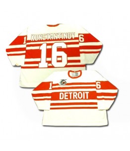 1991 92 Detroit Red Wings #16 Vladimir Konstantinov Jersey Mens Customize  Vintage Classic 75th Anniversary Stitched Hockey Jerseys M XXXL From  Redtradesport, $41.46