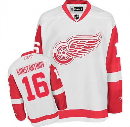 NHL Vladimir Konstantinov Detroit Red Wings Premier Away Reebok Jersey - White
