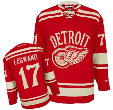 NHL David Legwand Detroit Red Wings Authentic 2014 Winter Classic Reebok Jersey - Red
