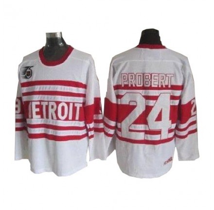 NHL Bob Probert Detroit Red Wings Premier Throwback CCM Jersey - White