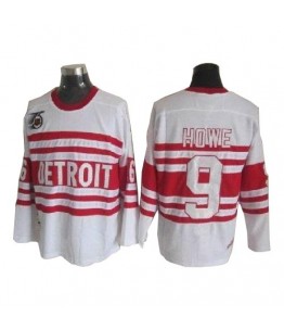 NHL Gordie Howe Detroit Red Wings Authentic Throwback CCM Jersey - White