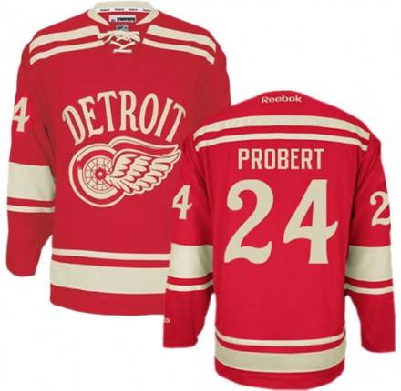 NHL Bob Probert Detroit Red Wings Authentic 2014 Winter Classic Reebok Jersey - Red