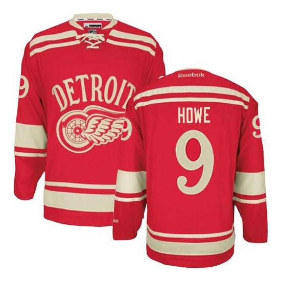 Gordie Howe Detroit Red Wings Mens Red Vintage Breakaway Hockey