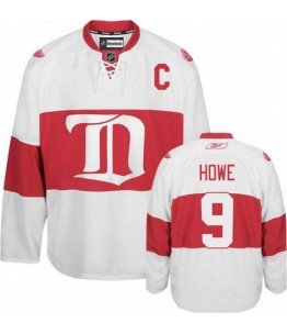 NHL Gordie Howe Detroit Red Wings Authentic Third Reebok Jersey - White