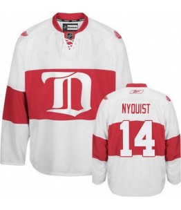 NHL Gustav Nyquist Detroit Red Wings Authentic Third Reebok Jersey - White