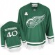 NHL Henrik Zetterberg Detroit Red Wings Premier St Patty's Day Reebok Jersey - Green
