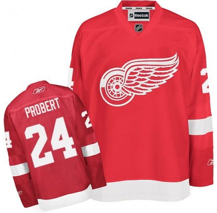 NHL Bob Probert Detroit Red Wings Premier Home Reebok Jersey - Red