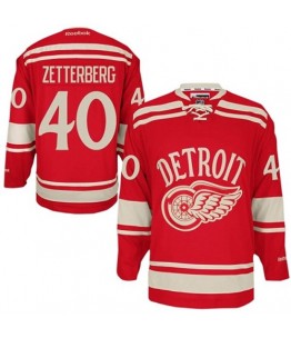 NHL Henrik Zetterberg Detroit Red Wings Authentic 2014 Winter Classic Reebok Jersey - Red