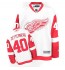 NHL Henrik Zetterberg Detroit Red Wings Women's Premier Away Reebok Jersey - White