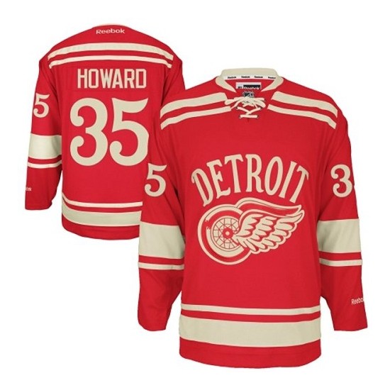 مشروبات صحية NHL Jimmy Howard Detroit Red Wings Authentic 2014 Winter Classic Reebok  Jersey - Red مشروبات صحية