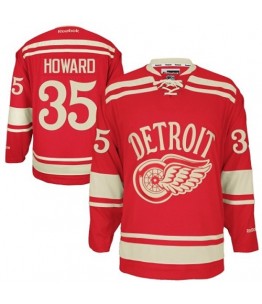 NHL Jimmy Howard Detroit Red Wings Premier 2014 Winter Classic Reebok Jersey - Red